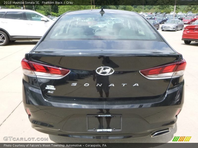 Phantom Black / Gray 2018 Hyundai Sonata SE