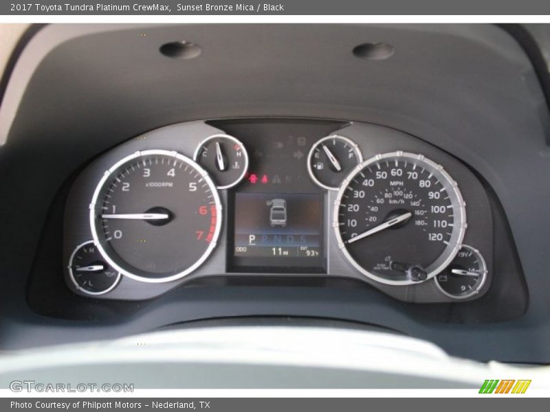  2017 Tundra Platinum CrewMax Platinum CrewMax Gauges