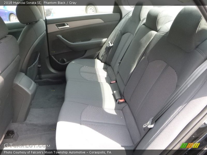 Phantom Black / Gray 2018 Hyundai Sonata SE