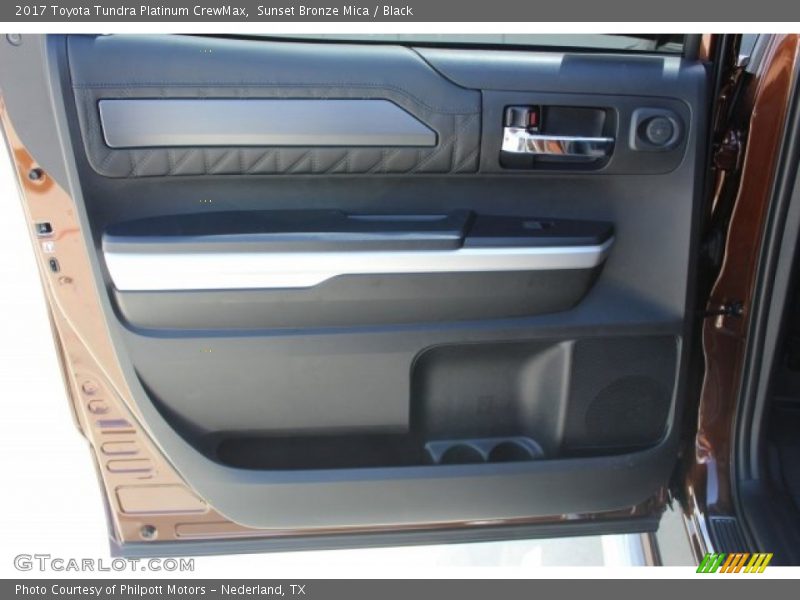 Sunset Bronze Mica / Black 2017 Toyota Tundra Platinum CrewMax