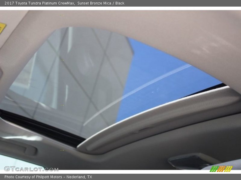 Sunset Bronze Mica / Black 2017 Toyota Tundra Platinum CrewMax
