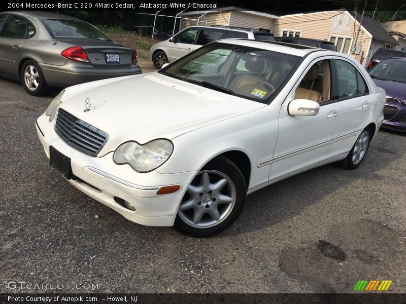 Alabaster White / Charcoal 2004 Mercedes-Benz C 320 4Matic Sedan