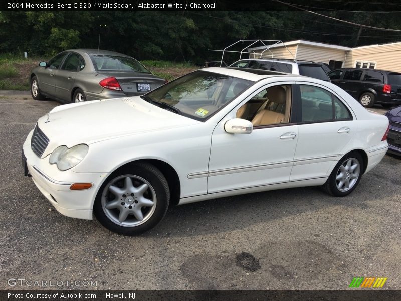 Alabaster White / Charcoal 2004 Mercedes-Benz C 320 4Matic Sedan