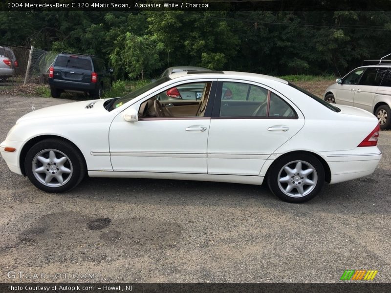 Alabaster White / Charcoal 2004 Mercedes-Benz C 320 4Matic Sedan