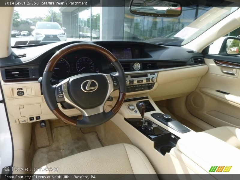 Starfire Pearl / Parchment 2014 Lexus ES 350