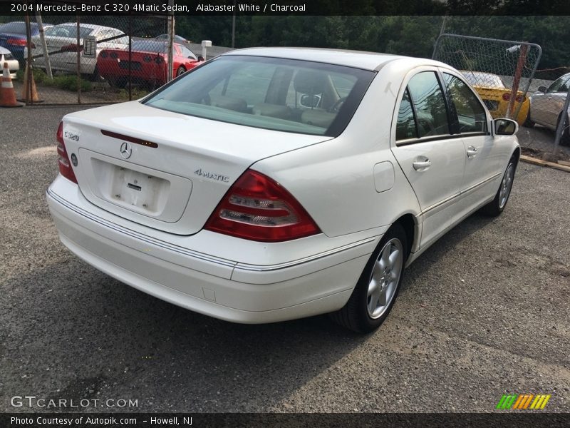 Alabaster White / Charcoal 2004 Mercedes-Benz C 320 4Matic Sedan