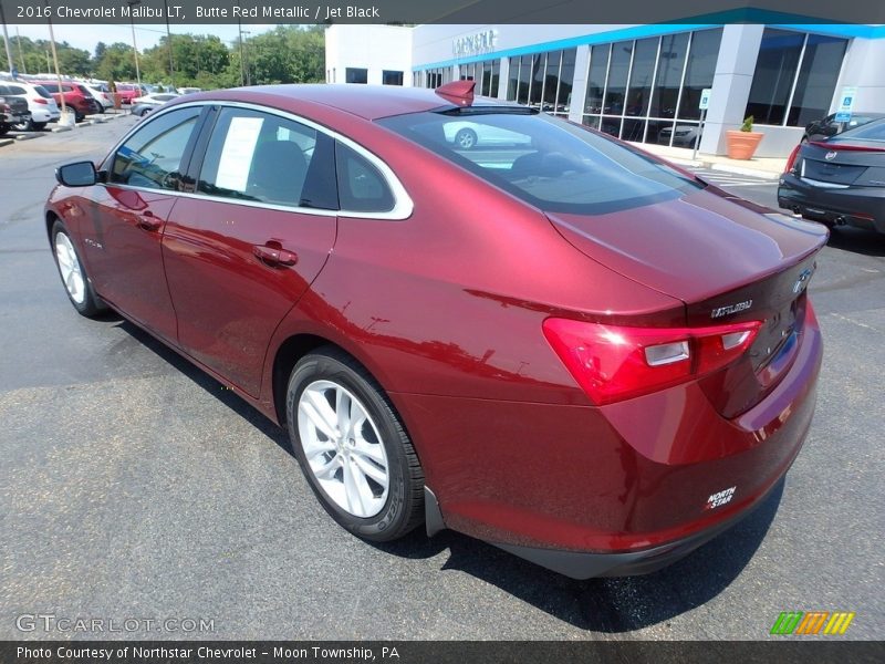 Butte Red Metallic / Jet Black 2016 Chevrolet Malibu LT