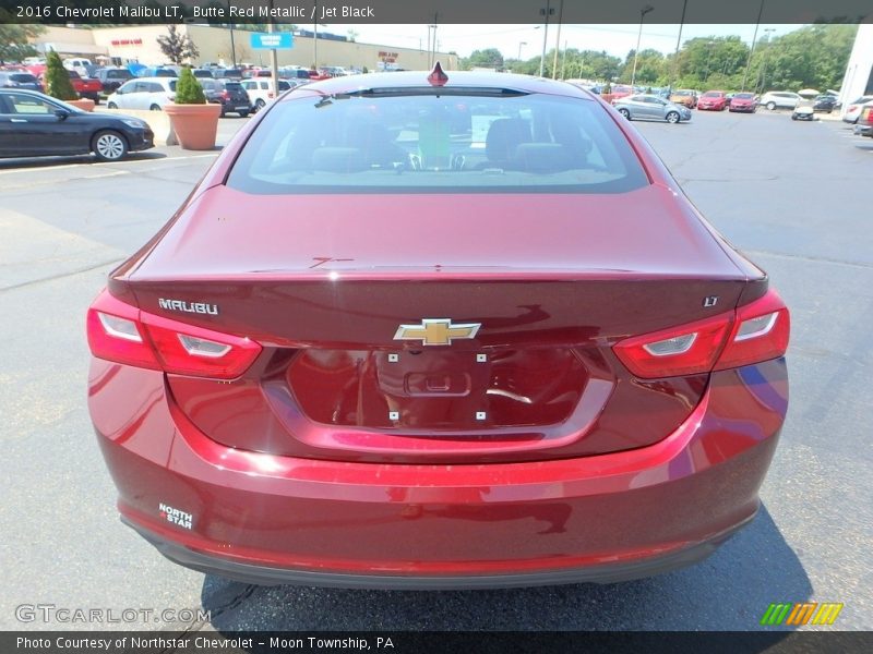 Butte Red Metallic / Jet Black 2016 Chevrolet Malibu LT