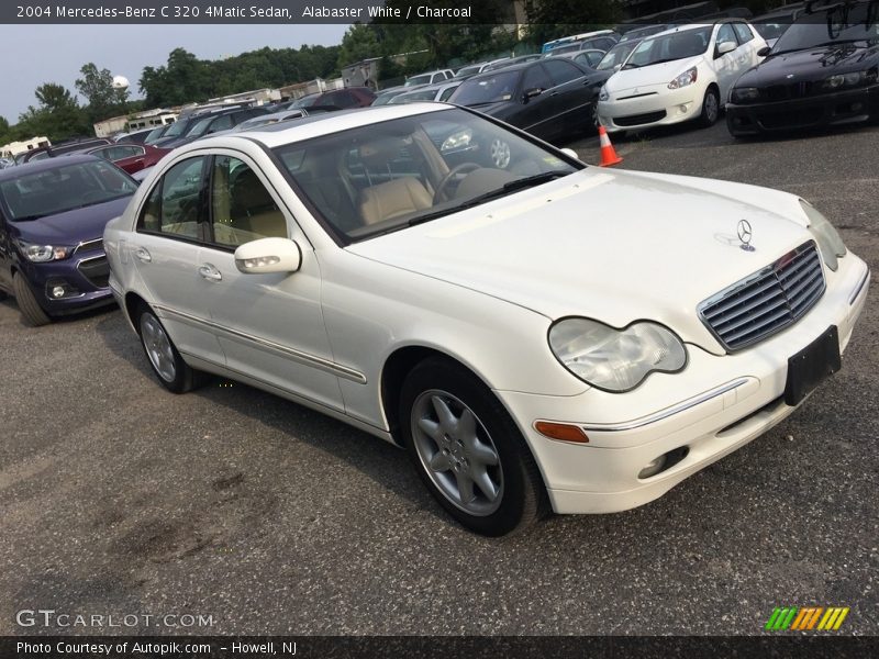 Alabaster White / Charcoal 2004 Mercedes-Benz C 320 4Matic Sedan