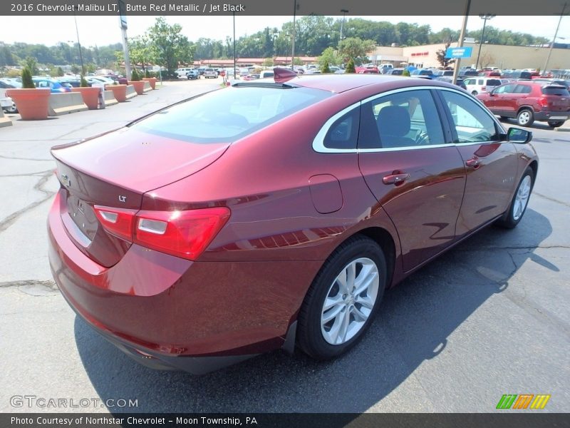 Butte Red Metallic / Jet Black 2016 Chevrolet Malibu LT