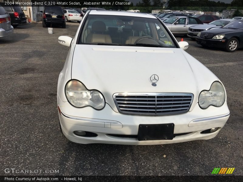 Alabaster White / Charcoal 2004 Mercedes-Benz C 320 4Matic Sedan