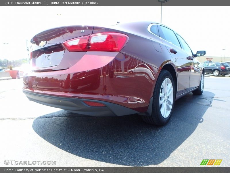 Butte Red Metallic / Jet Black 2016 Chevrolet Malibu LT