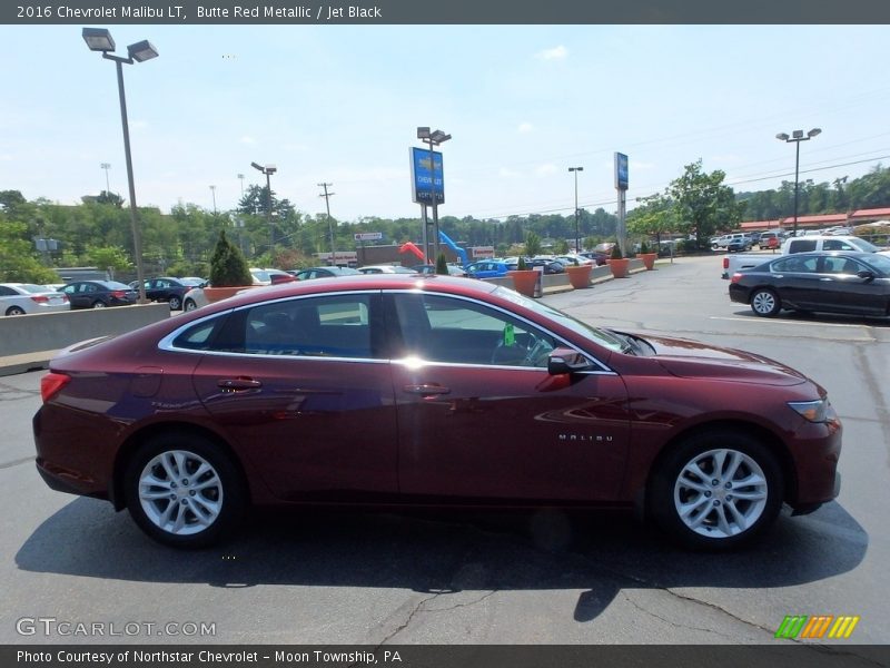 Butte Red Metallic / Jet Black 2016 Chevrolet Malibu LT