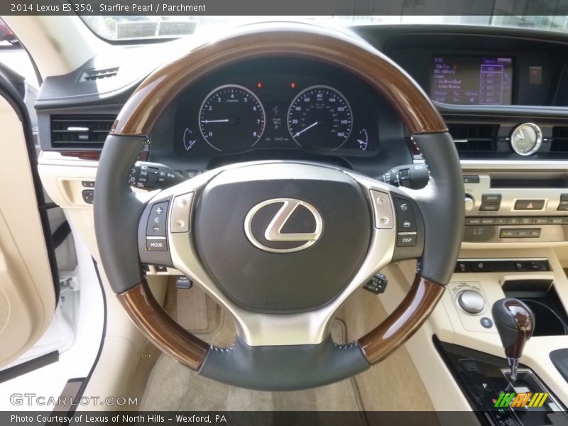 Starfire Pearl / Parchment 2014 Lexus ES 350