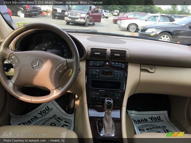 Alabaster White / Charcoal 2004 Mercedes-Benz C 320 4Matic Sedan
