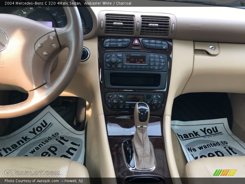 Alabaster White / Charcoal 2004 Mercedes-Benz C 320 4Matic Sedan