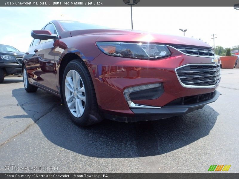 Butte Red Metallic / Jet Black 2016 Chevrolet Malibu LT