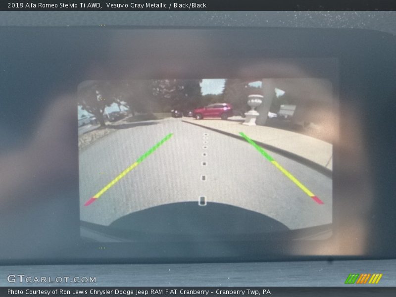 Vesuvio Gray Metallic / Black/Black 2018 Alfa Romeo Stelvio Ti AWD