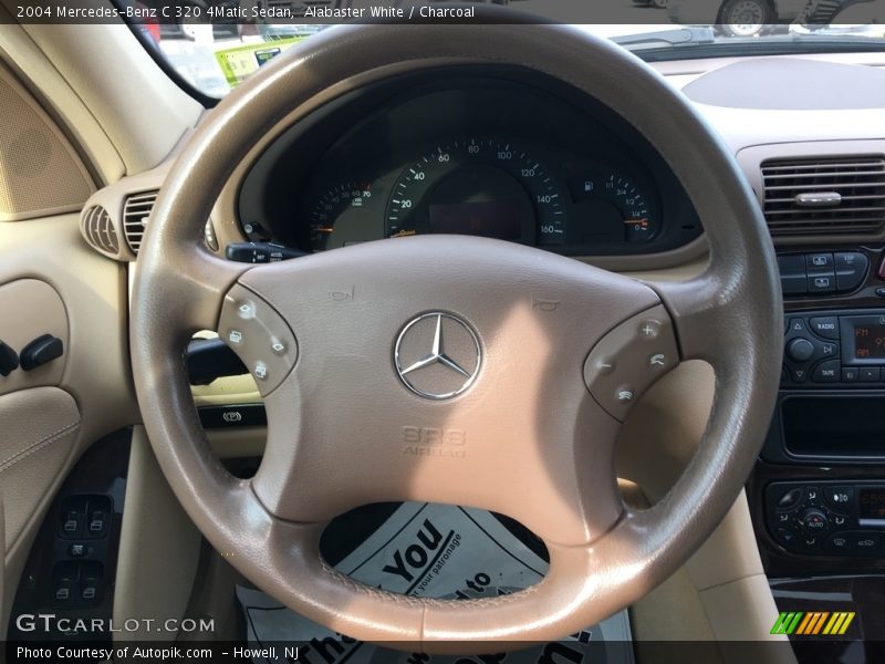 Alabaster White / Charcoal 2004 Mercedes-Benz C 320 4Matic Sedan