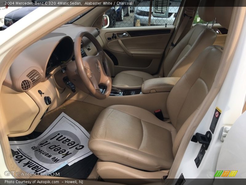 Alabaster White / Charcoal 2004 Mercedes-Benz C 320 4Matic Sedan