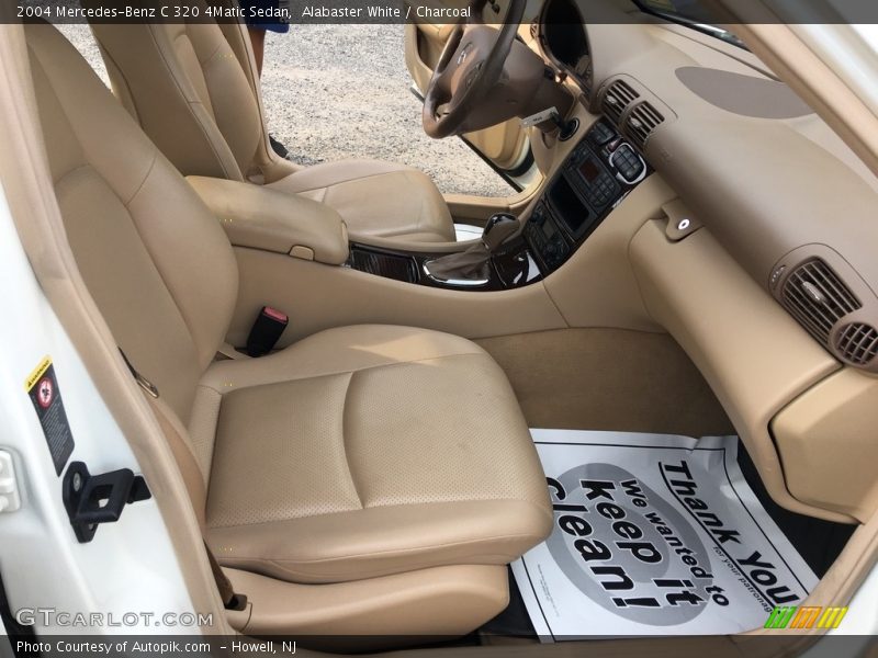 Alabaster White / Charcoal 2004 Mercedes-Benz C 320 4Matic Sedan
