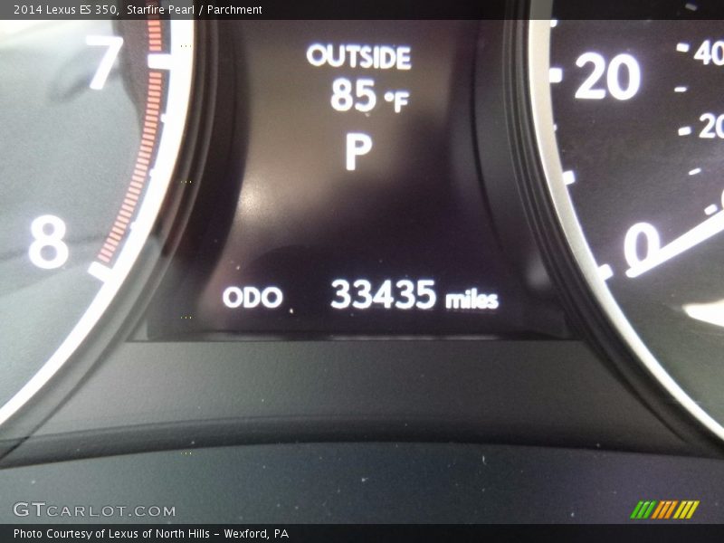 Starfire Pearl / Parchment 2014 Lexus ES 350