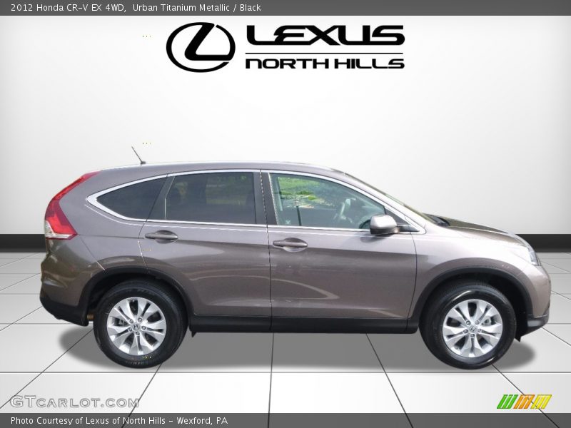 Urban Titanium Metallic / Black 2012 Honda CR-V EX 4WD