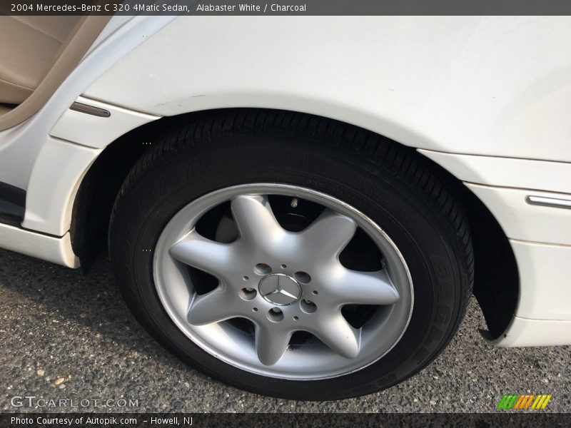 Alabaster White / Charcoal 2004 Mercedes-Benz C 320 4Matic Sedan