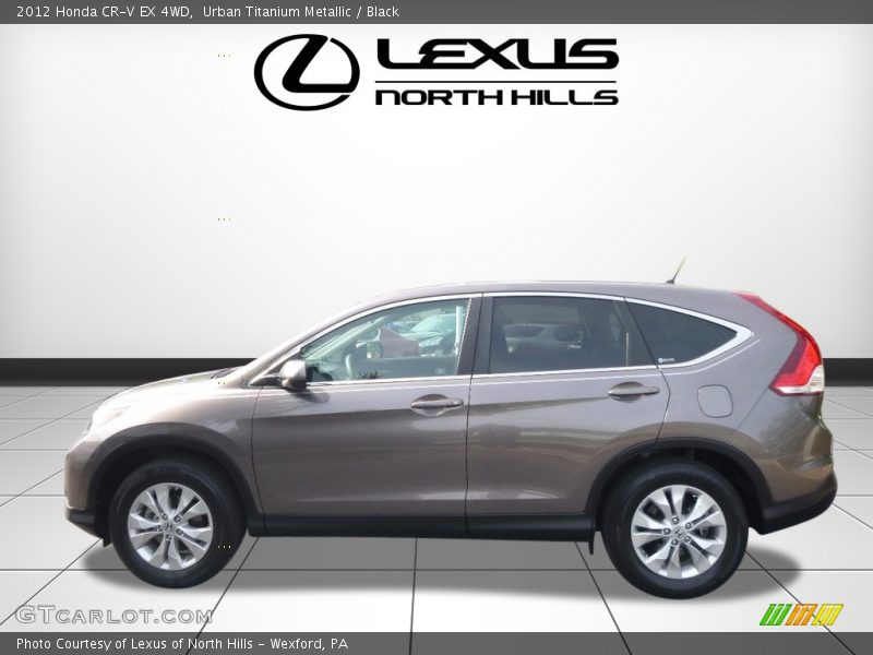 Urban Titanium Metallic / Black 2012 Honda CR-V EX 4WD