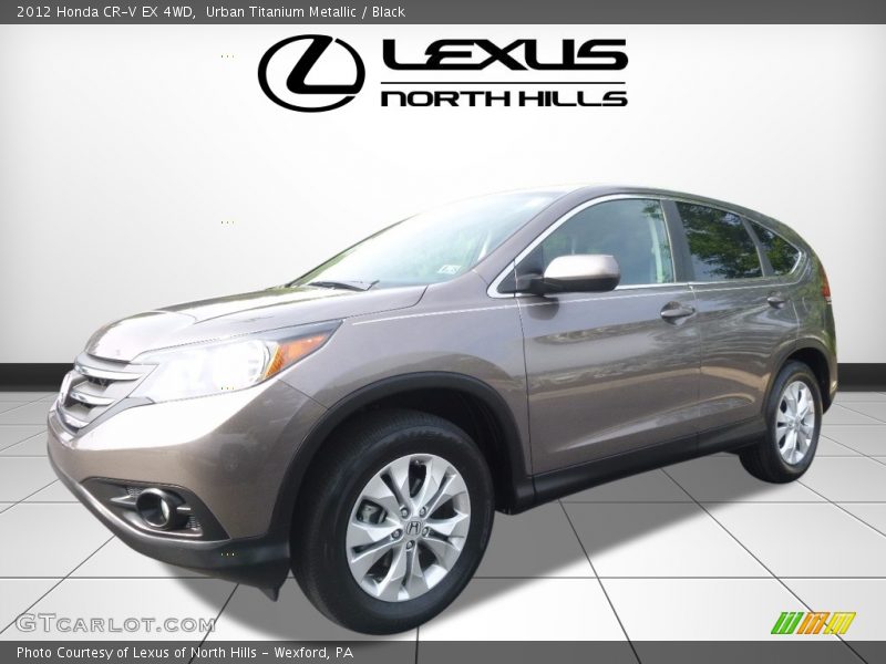 Urban Titanium Metallic / Black 2012 Honda CR-V EX 4WD