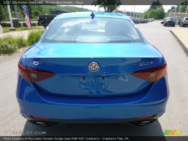 Misano Blue Metallic / Black 2017 Alfa Romeo Giulia AWD