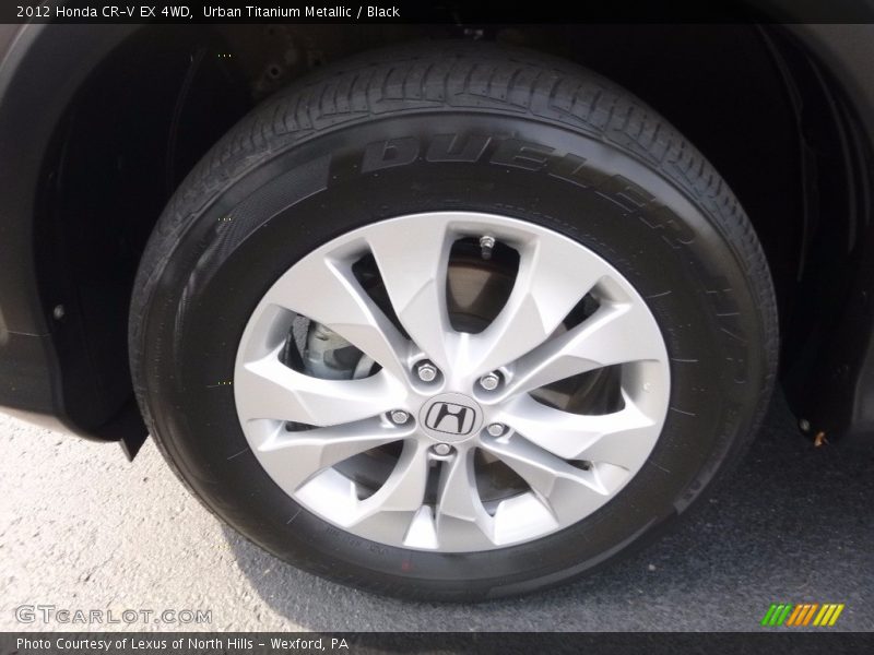 Urban Titanium Metallic / Black 2012 Honda CR-V EX 4WD