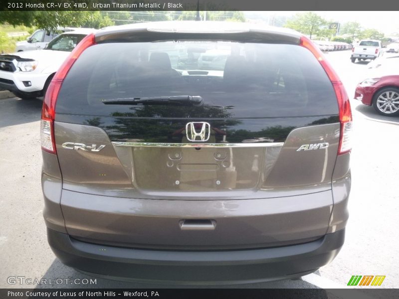 Urban Titanium Metallic / Black 2012 Honda CR-V EX 4WD