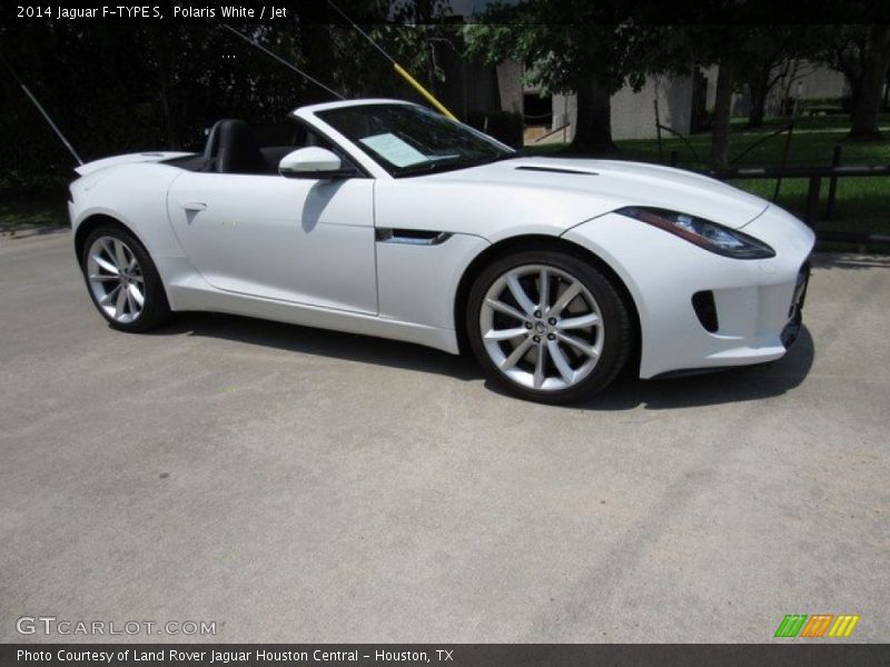 Polaris White / Jet 2014 Jaguar F-TYPE S