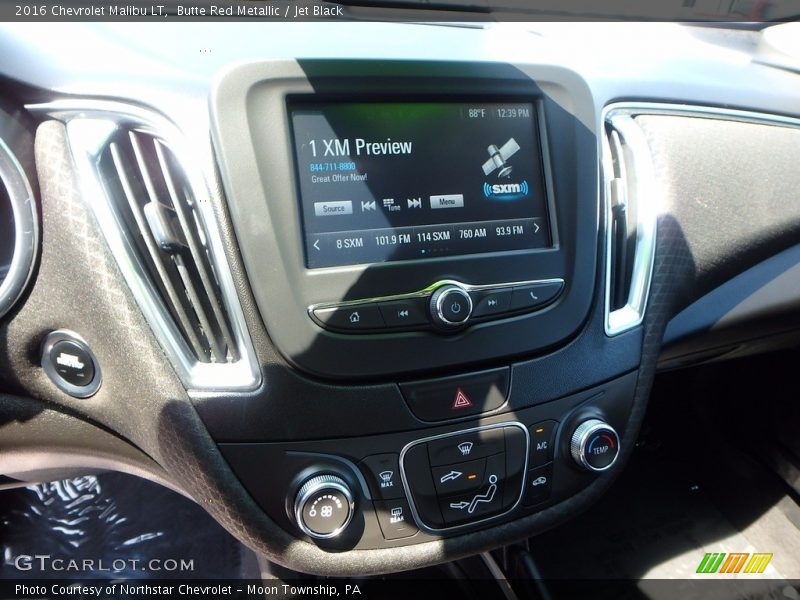 Butte Red Metallic / Jet Black 2016 Chevrolet Malibu LT