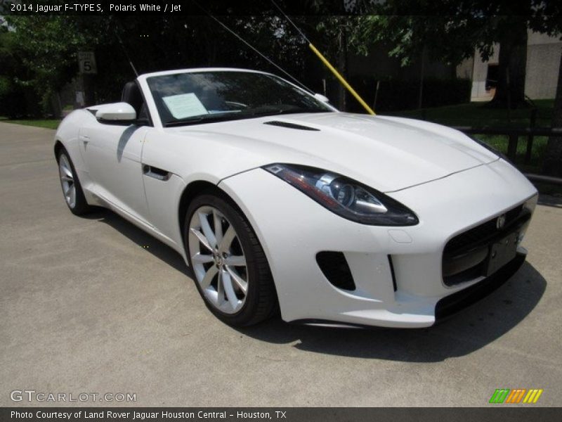 Polaris White / Jet 2014 Jaguar F-TYPE S
