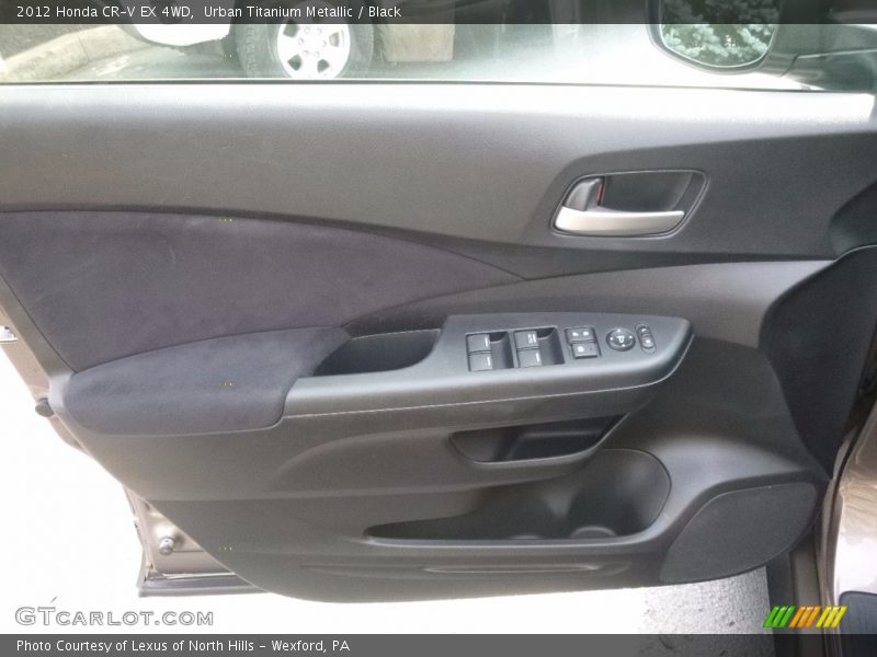 Urban Titanium Metallic / Black 2012 Honda CR-V EX 4WD