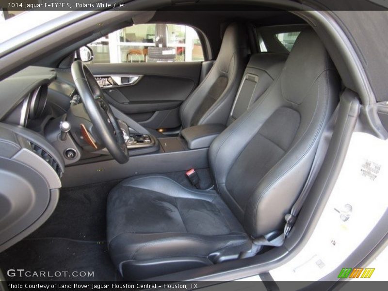 Polaris White / Jet 2014 Jaguar F-TYPE S