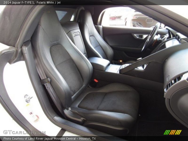Polaris White / Jet 2014 Jaguar F-TYPE S