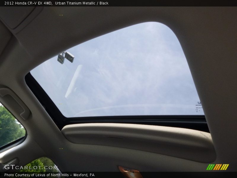 Urban Titanium Metallic / Black 2012 Honda CR-V EX 4WD