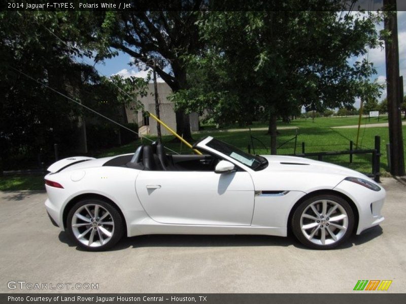 Polaris White / Jet 2014 Jaguar F-TYPE S