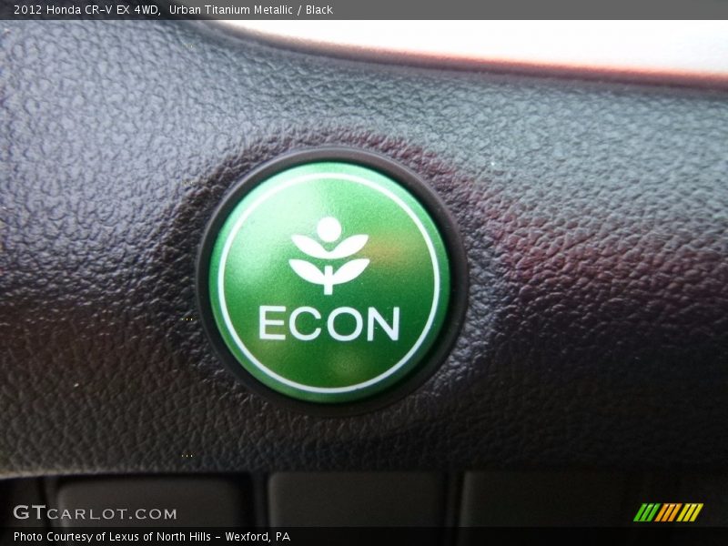 Urban Titanium Metallic / Black 2012 Honda CR-V EX 4WD