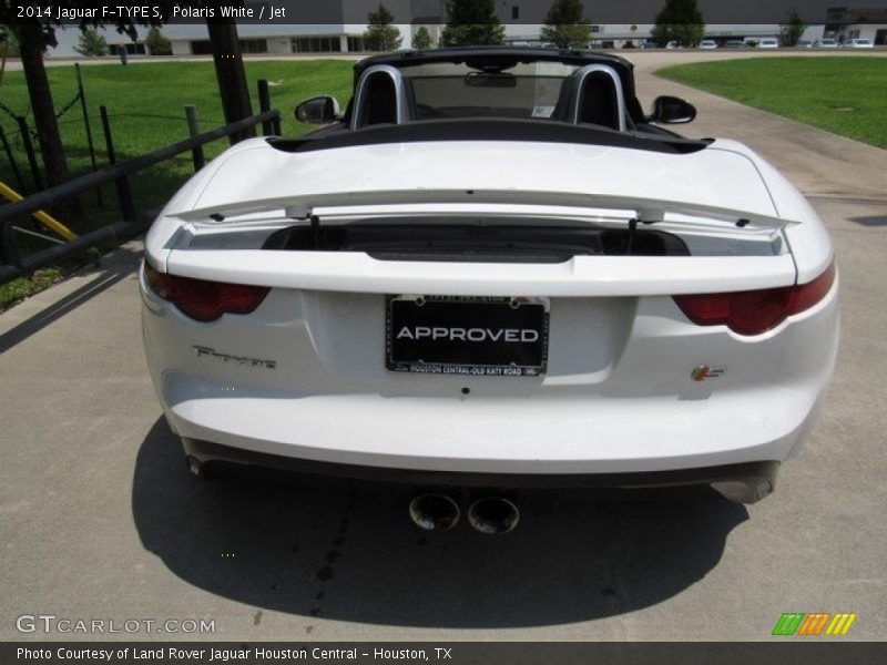 Polaris White / Jet 2014 Jaguar F-TYPE S