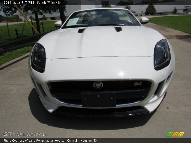 Polaris White / Jet 2014 Jaguar F-TYPE S