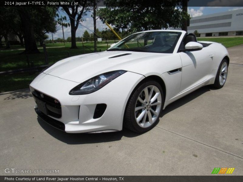 Polaris White / Jet 2014 Jaguar F-TYPE S