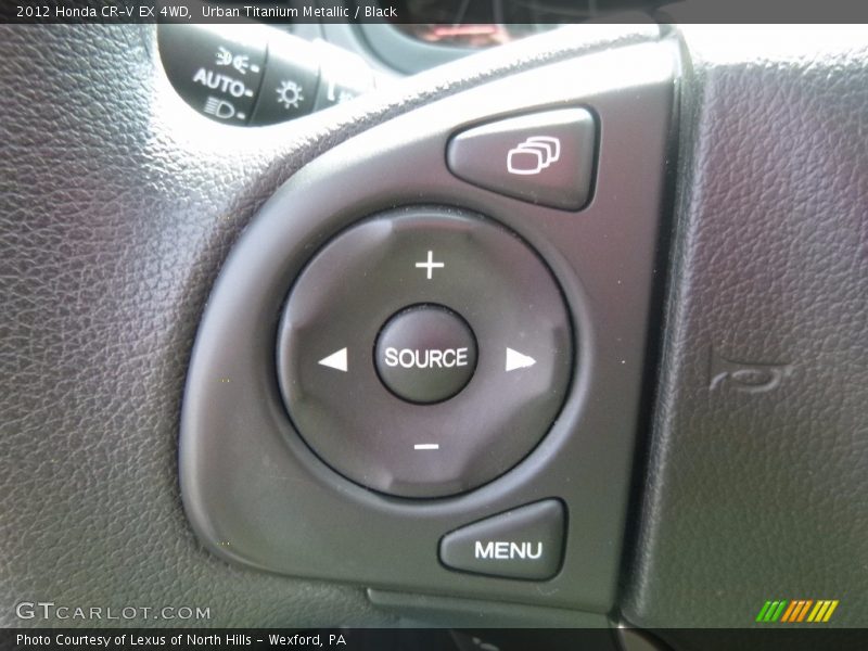 Urban Titanium Metallic / Black 2012 Honda CR-V EX 4WD