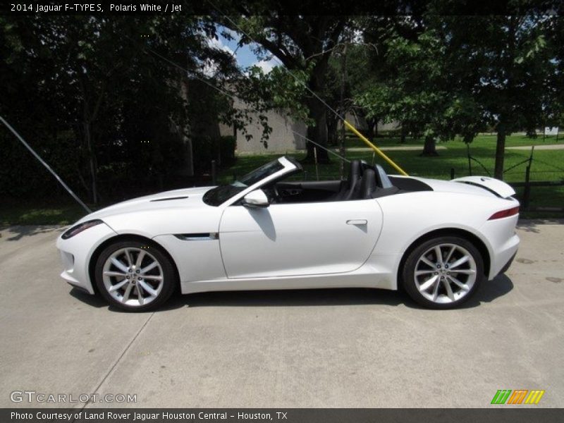 Polaris White / Jet 2014 Jaguar F-TYPE S