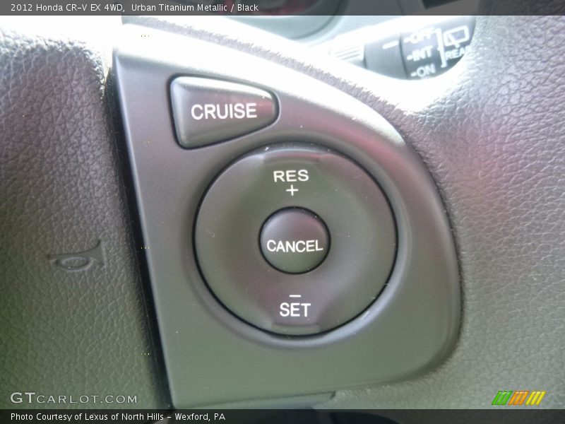 Urban Titanium Metallic / Black 2012 Honda CR-V EX 4WD
