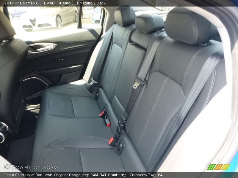 Rear Seat of 2017 Giulia AWD