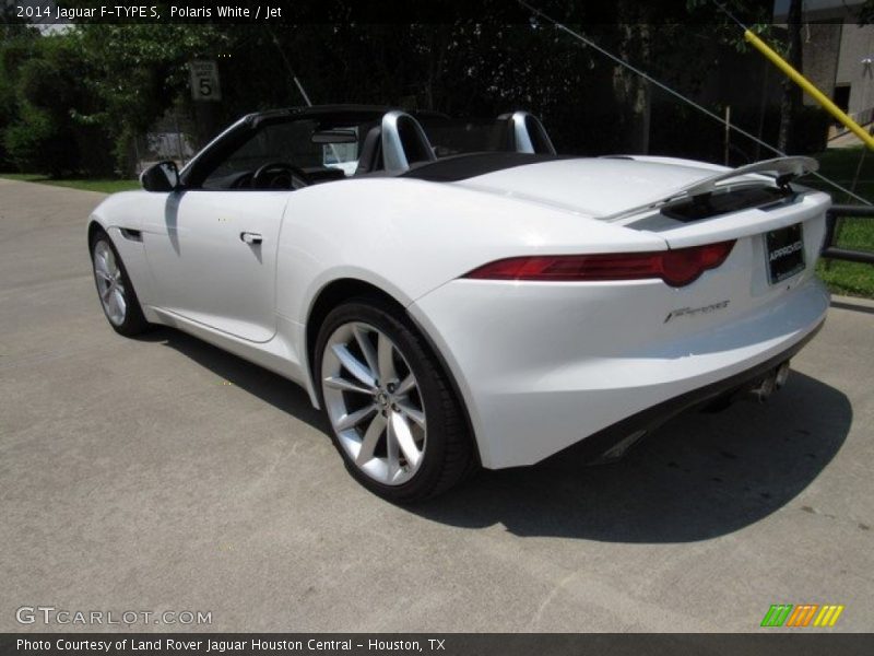 Polaris White / Jet 2014 Jaguar F-TYPE S